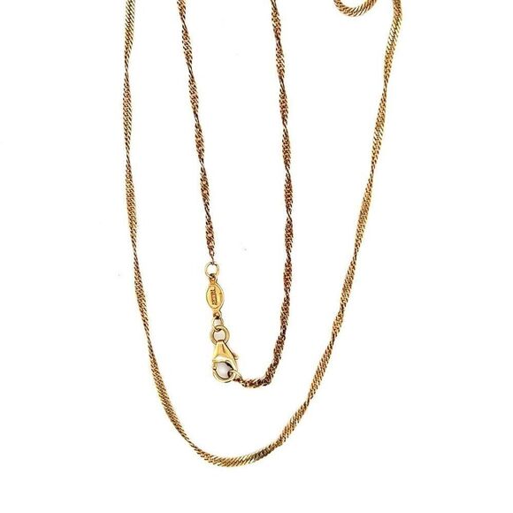 14k Gold Twisted Chain - Picture 1 of 5